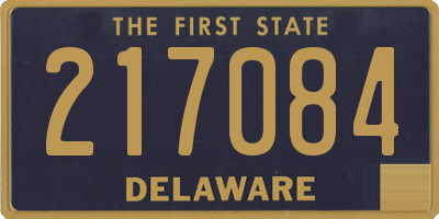 DE license plate 217084