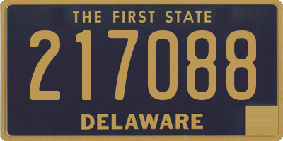 DE license plate 217088