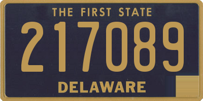 DE license plate 217089