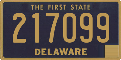 DE license plate 217099