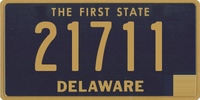 DE license plate 21711