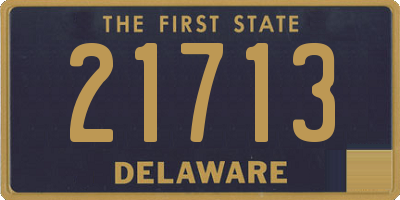 DE license plate 21713