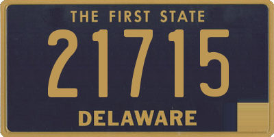 DE license plate 21715