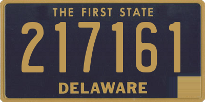 DE license plate 217161