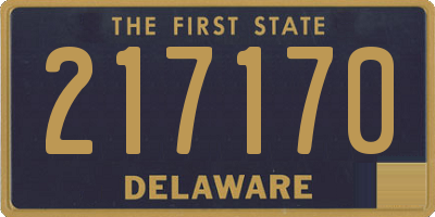 DE license plate 217170