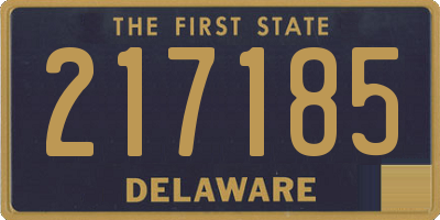 DE license plate 217185