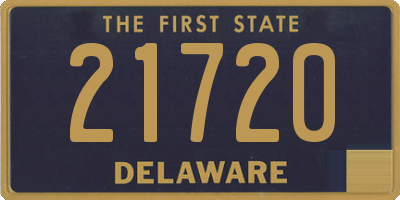 DE license plate 21720