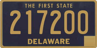 DE license plate 217200