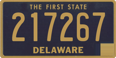 DE license plate 217267