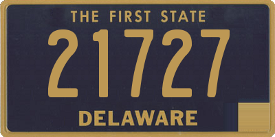 DE license plate 21727