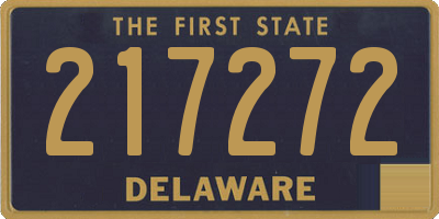 DE license plate 217272