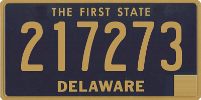 DE license plate 217273