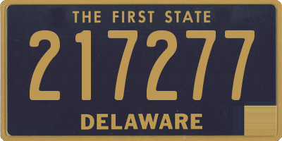 DE license plate 217277