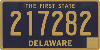 DE license plate 217282