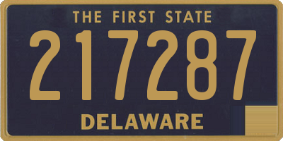 DE license plate 217287