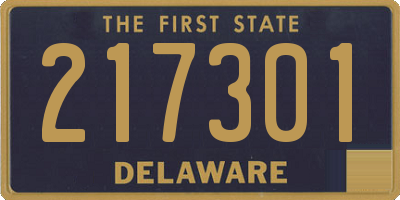 DE license plate 217301