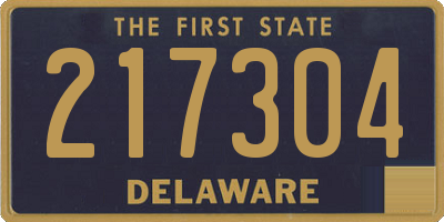 DE license plate 217304