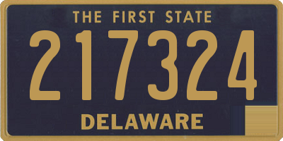 DE license plate 217324