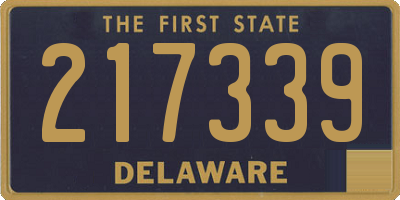 DE license plate 217339