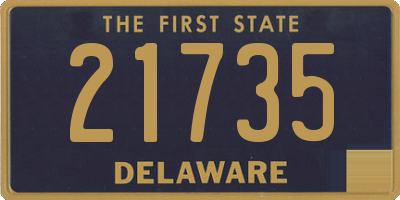 DE license plate 21735