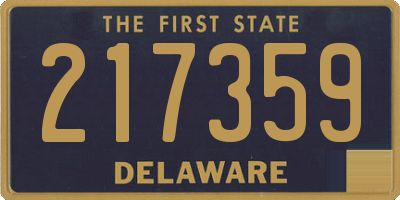 DE license plate 217359