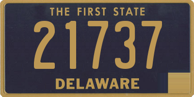 DE license plate 21737