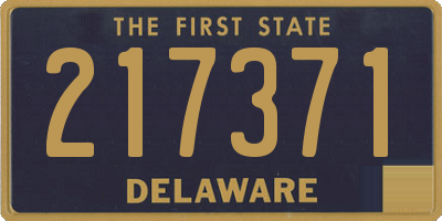 DE license plate 217371