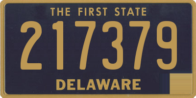 DE license plate 217379