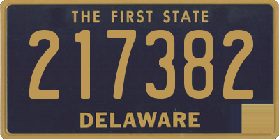 DE license plate 217382