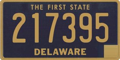 DE license plate 217395