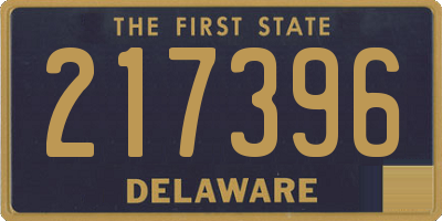 DE license plate 217396