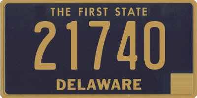 DE license plate 21740