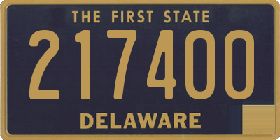 DE license plate 217400