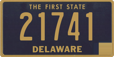 DE license plate 21741