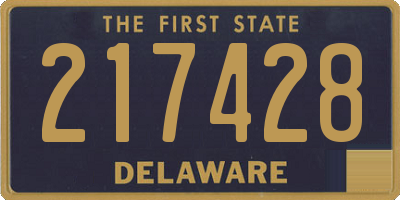 DE license plate 217428