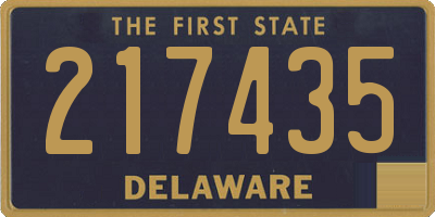 DE license plate 217435