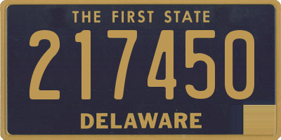 DE license plate 217450