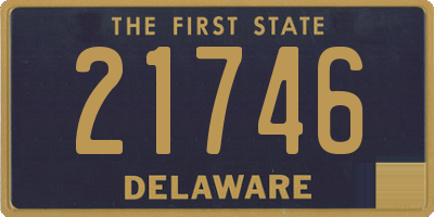 DE license plate 21746