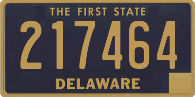 DE license plate 217464