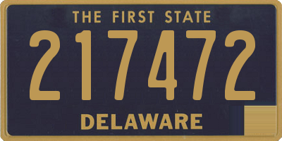 DE license plate 217472