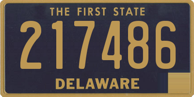 DE license plate 217486