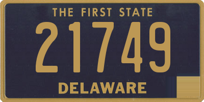 DE license plate 21749