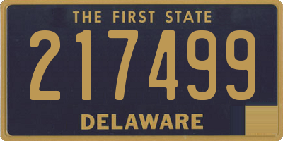 DE license plate 217499