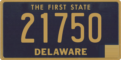 DE license plate 21750