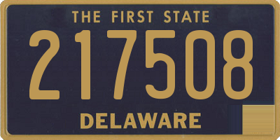 DE license plate 217508