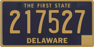 DE license plate 217527