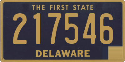 DE license plate 217546