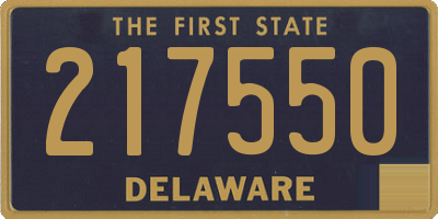 DE license plate 217550