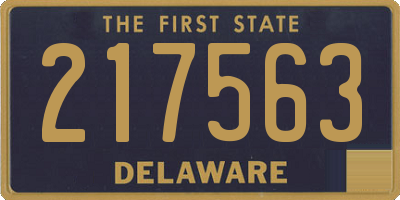 DE license plate 217563