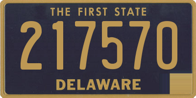 DE license plate 217570